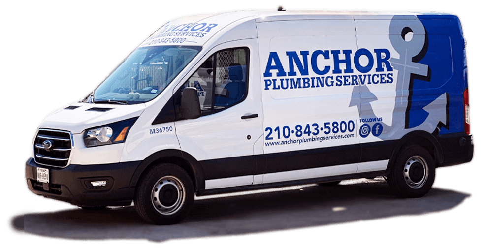 Anchor Plumbing Services van serving San Antonio