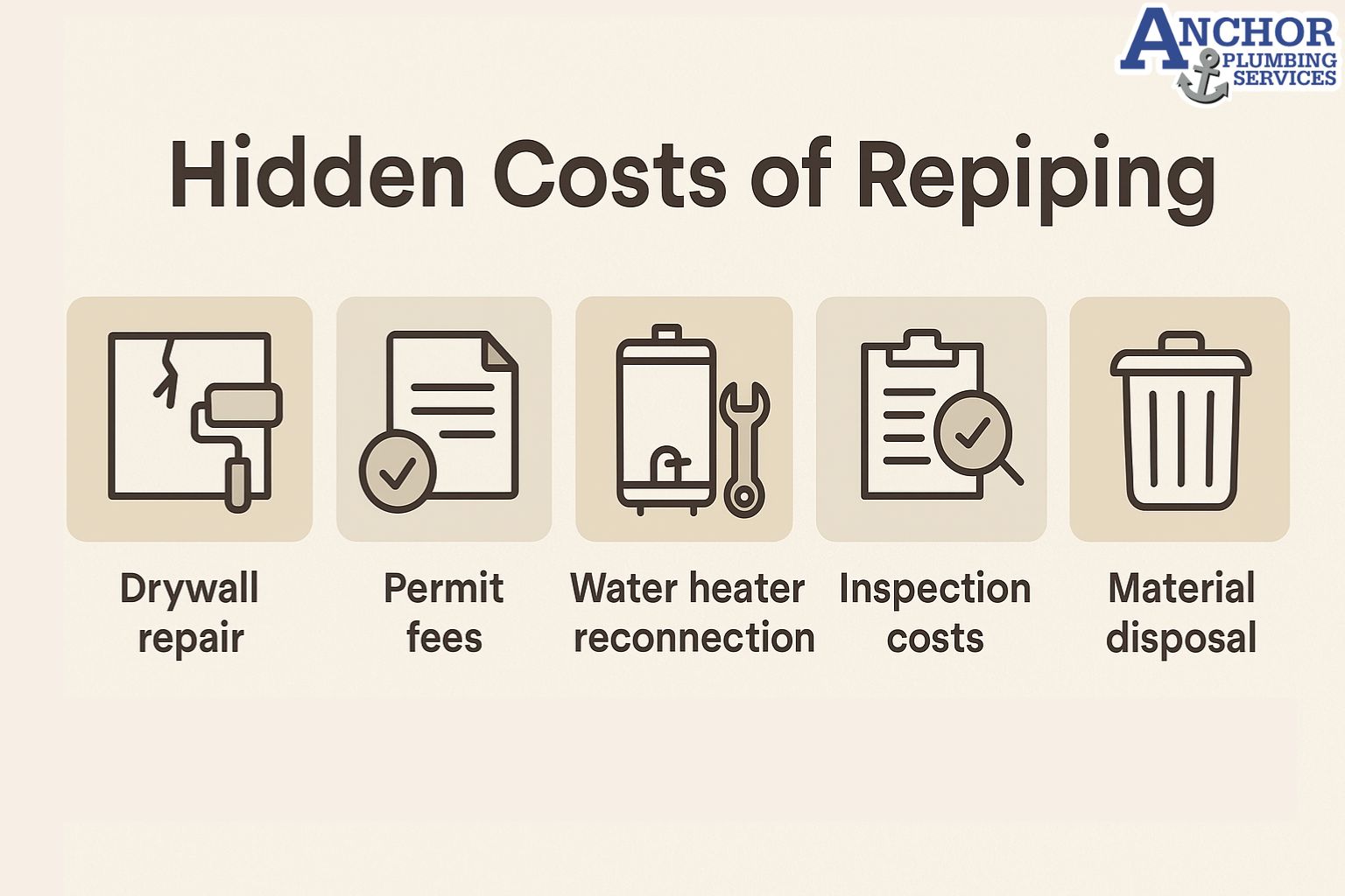 Hidden Repiping cost
